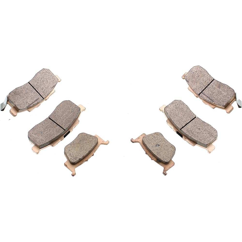 Race Driven Front & Rear Brake Pads Fits Honda Pioneer SXS500 SXS 500 / SXS700 700-4 SXS 700