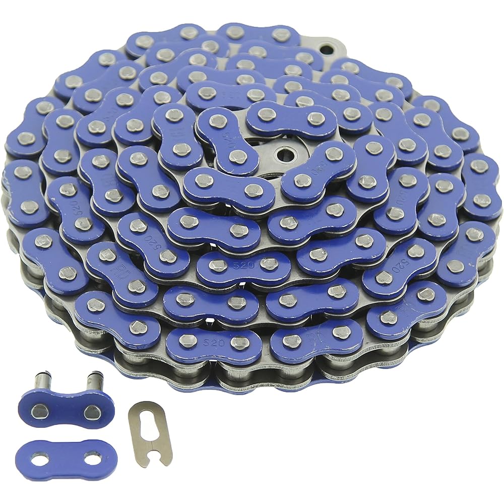 Blue non-O-Ring Chain 520-92L 1988-2006 Yamaha YFS200 YFS 200 Blaster 4 Wheeler