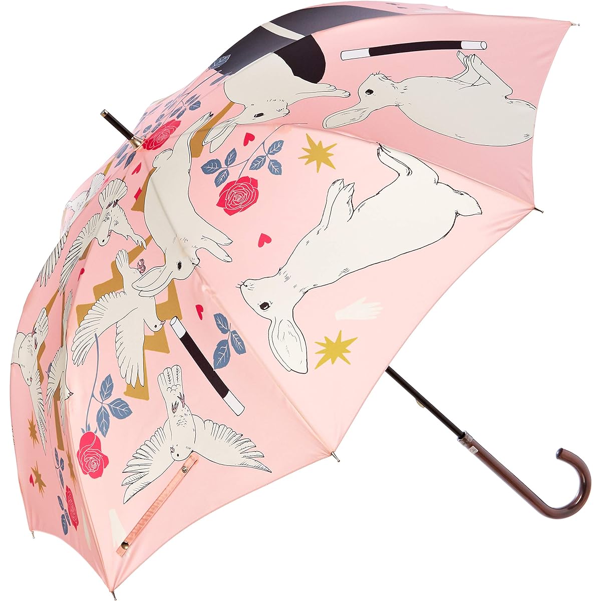 [Aurora] Long Umbrella 1KB 11004 Ladies Pink FREE