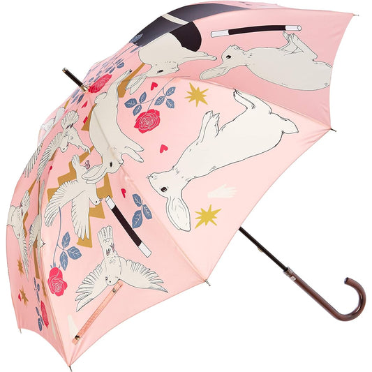 [Aurora] Long Umbrella 1KB 11004 Ladies Pink FREE