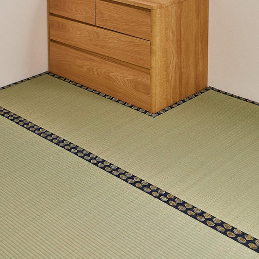 Hagihara Free-cut overlay Igusa carpet 6 tatami mats between housing complexes Can be cut by yourself with scissors Water repellent Backing included