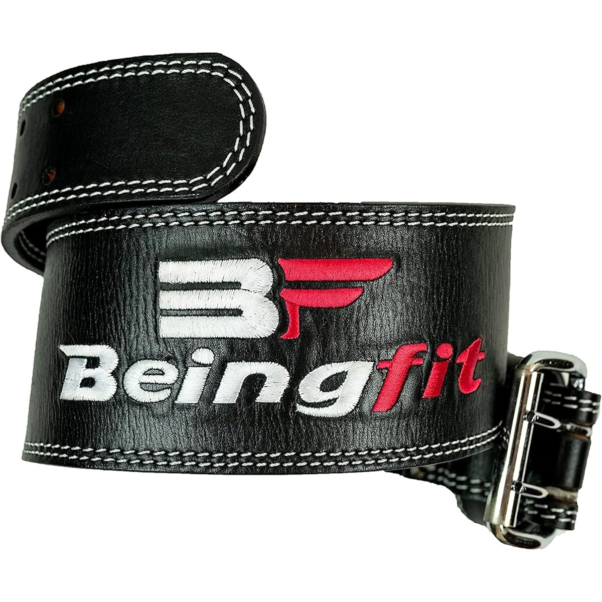 Beingfit Training Belt Lifting Belt Power Belt Leather Muscle Training Belt Supervised by Top Physical Car Finest Cowhide Laser