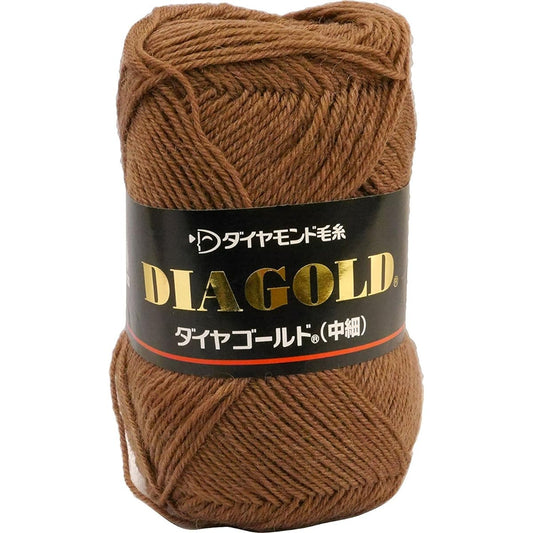 Diamond Yarn Diamond Gold Yarn Medium Fine Col.362 Brown 50g Approx. 200m 10 Ball Set