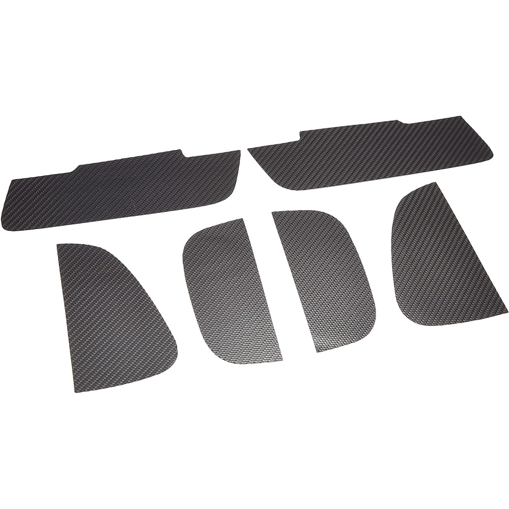 HASEPRO [Magical Carbon] Door Knob Guard Toyota Hiace/Regius Ace 200 Series Silver CDGT-5S