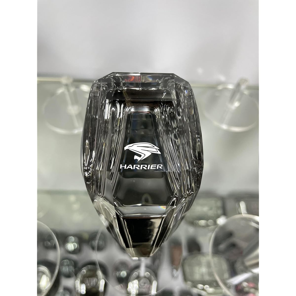Toyota Harrier 30 Series 60 Series Harrier Glossy Black Crystal Gear Knob Dedicated Shift Knob LED Illumination Touch Sensor 7 Colors Illuminated LED Handball Crystal Shift Knob Shift Lever 7 Colors
