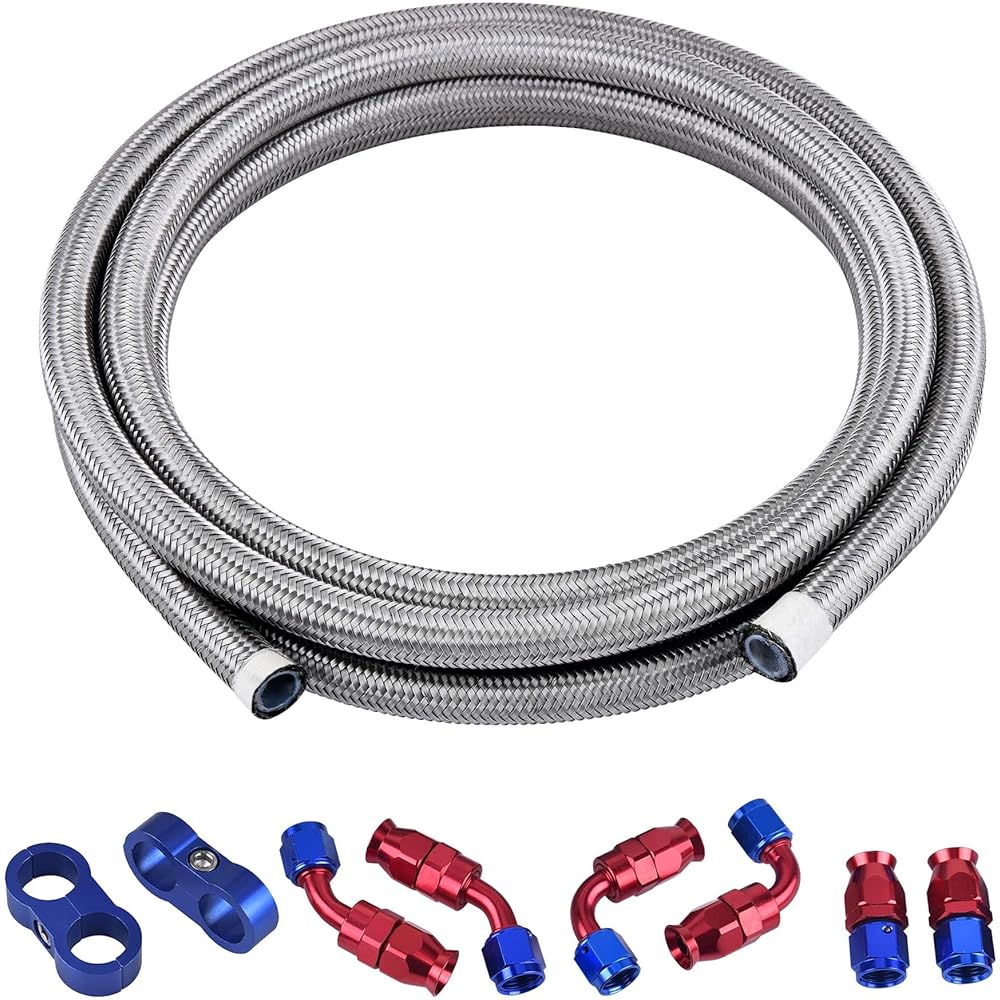 EVIL ENERGY 4AN PTFE Fuel Line Kit an4 E85 Fuel Hose Line 10 Feet