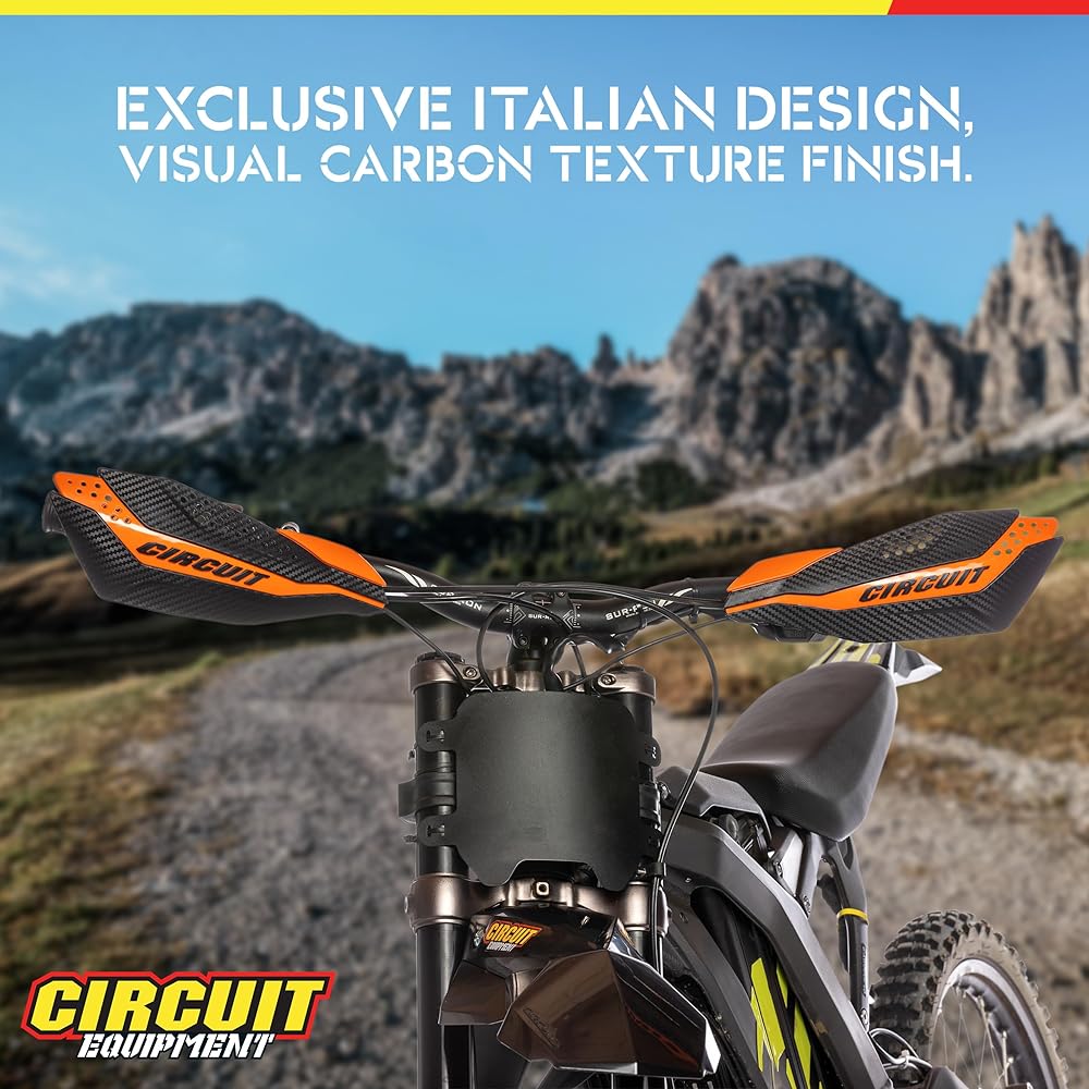 Circuit equipment hand guard dakar carbon/red