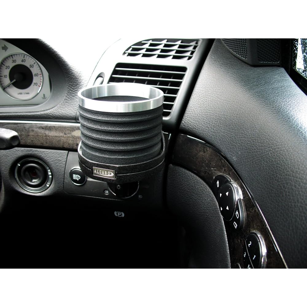 ALCABO Drink Holder Black/Ring Cup (AL-M303BS) Mercedes-Benz E Class (W211/S211) For Right/Left Hand Drive