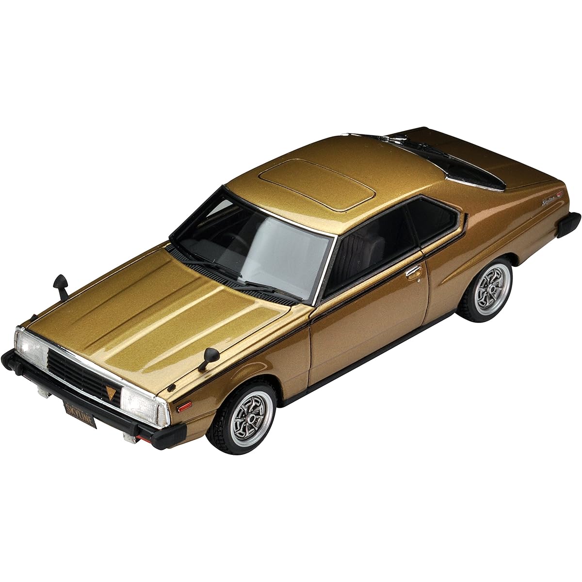 ignition model×TOMYTEC 1/43 T-IG4307 Nissan Skyline 2000GT-ES Golden Car Finished Product