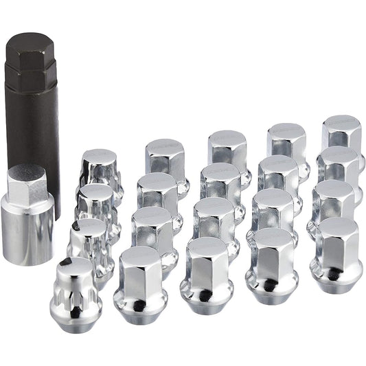 [RAYS] 17HEX lock & nut set (for 5 holes) M12 x 1.5 CP (plated) 74082000000CP