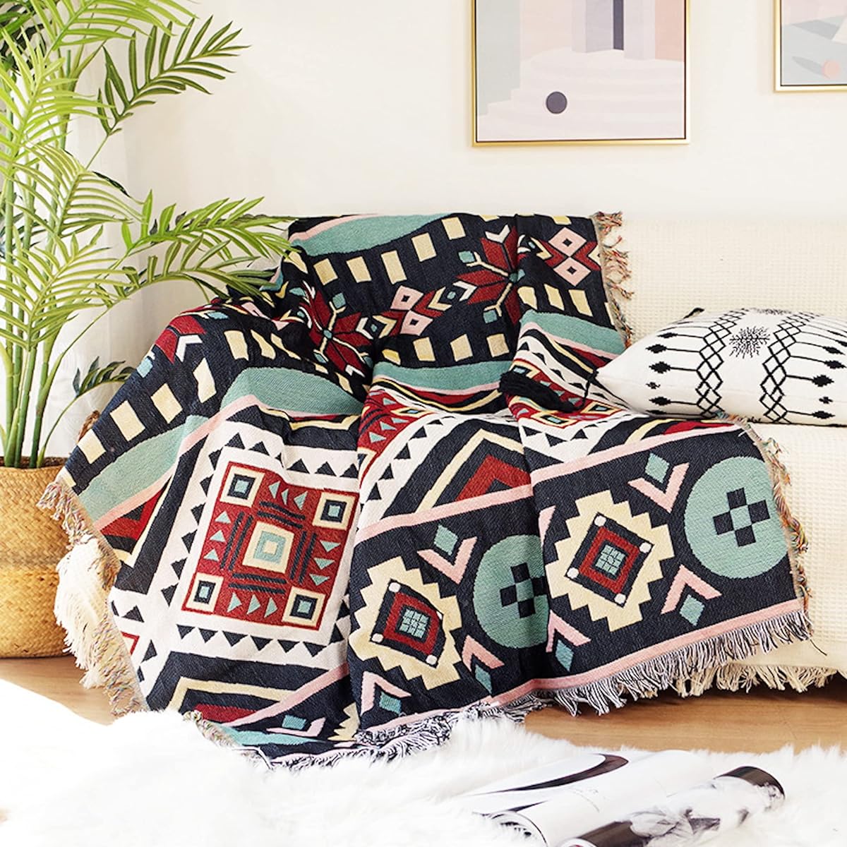 Lezalic Camp Sofa Cover (130*160_Gesang) Lap Rug Ortega Outdoor Interior Multi Cover Renovation (130*160_Gesang)