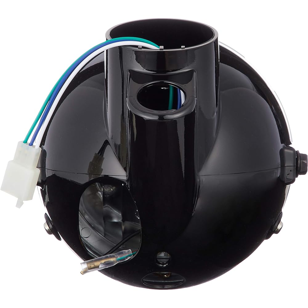 KITACO Multi-Reflector Headlight ASSY Monkey/Gorilla/Ape 50/Ape 100 etc. Black 800-1083300