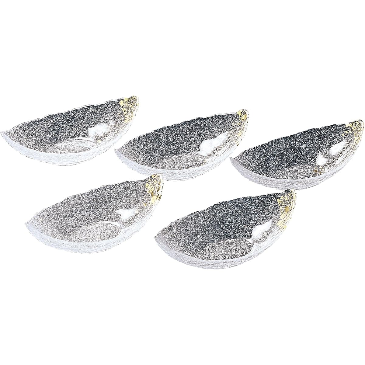 Gold Awayuki Boat-shaped small bowl set YO-5590