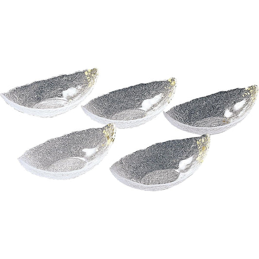Gold Awayuki Boat-shaped small bowl set YO-5590