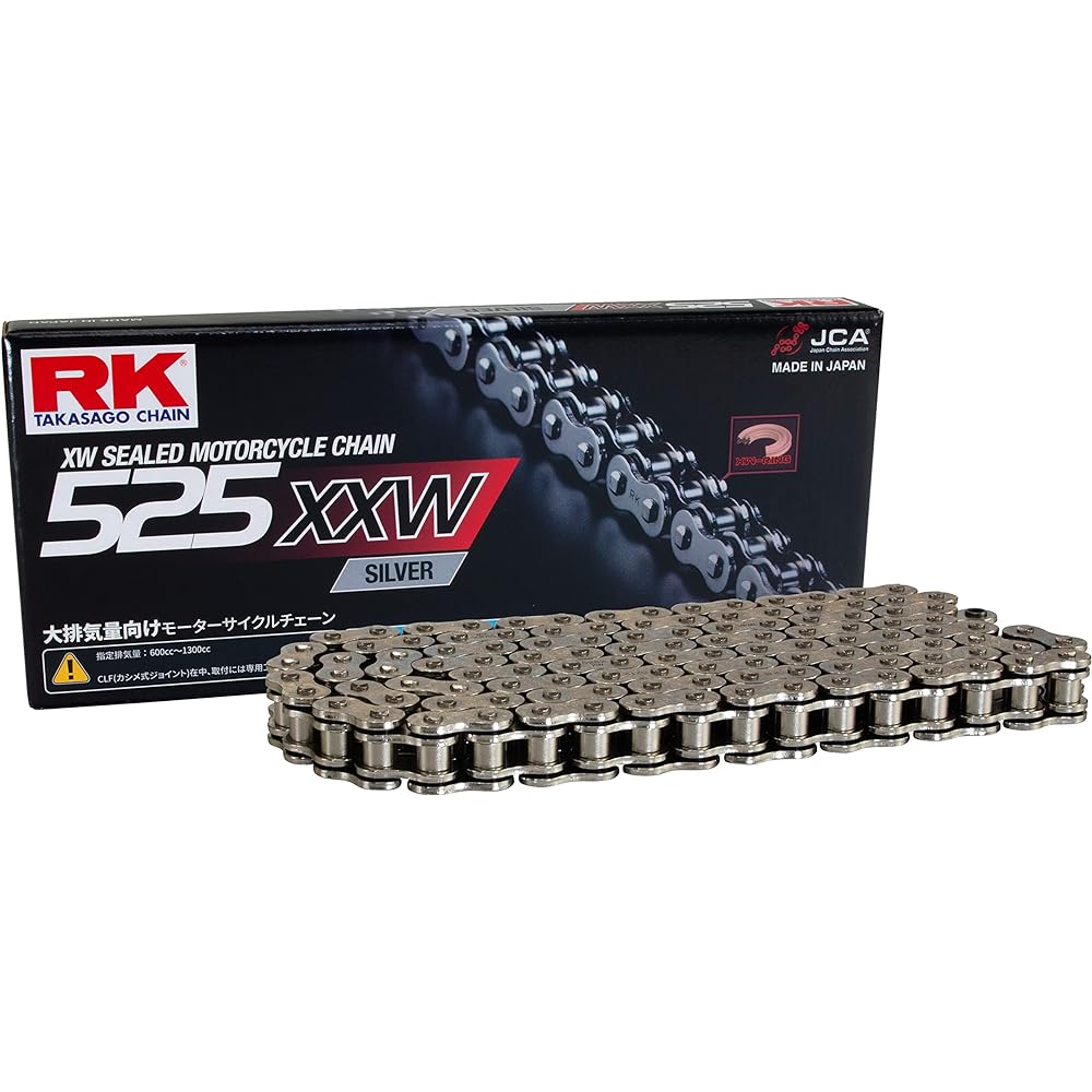 RK Drive Chain Silver Plated SV525XXW 100L