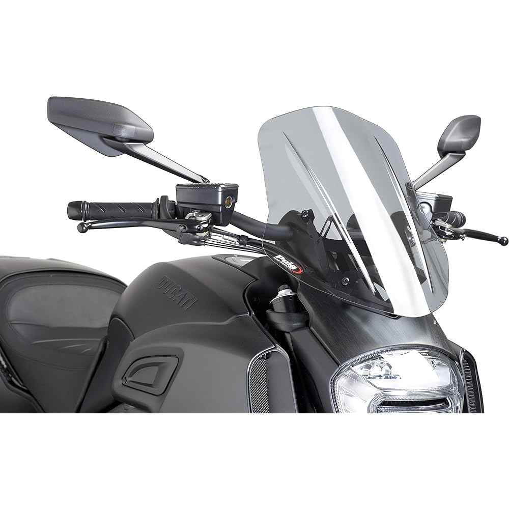 PUIG (Putch) screen (New-Generation) LONG Smoke Ducati Diavel (14-15) PUIG-7570H