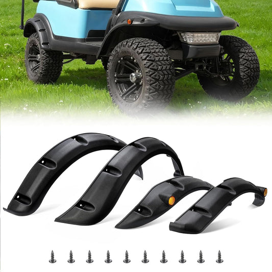 10L0L0L Golf Cart Standard Fender Flare Front and Rear Club Car Presedent Golf Cart With Metal Hardware (set of 4)
