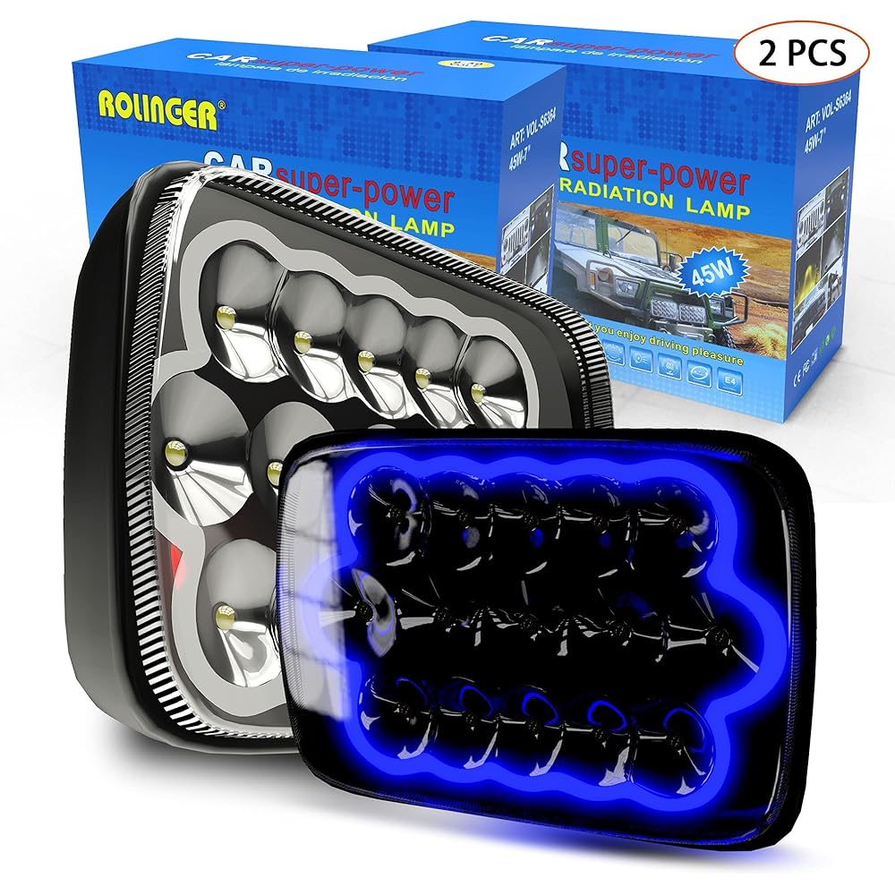 H6054 LED headlight pair 7x6 LED headlight 5x7 LED headlight 7x6 Headlight H6054 LED headlight HI/LOW Shield beam 7x6 Headlight lamp JEEP XJ Cherokee E250 For TOYOTA MR2