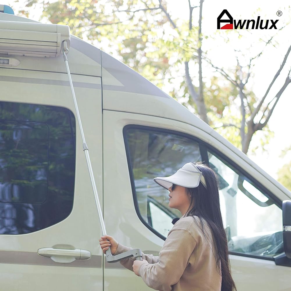 AWNLUX RV Avunning Crank Handle Folding Crank Wand RV-Oening storage Auening-Up to 56 inches