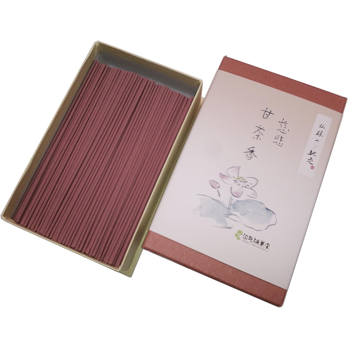 Awaji Umekundo's high quality incense sticks, Merciful sweet tea incense, 105g, Incense sticks, packed with roses, Scented incense sticks, Good smell, Good smell, Incense sticks #14