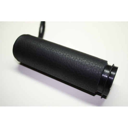 Grip cover for motorcycle high durable black leather