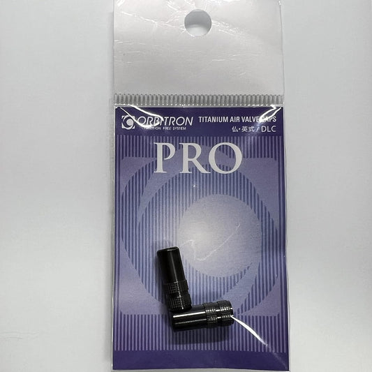Orbitron Titanium Air Valve Cap French-English PRO DLC 2 Pieces