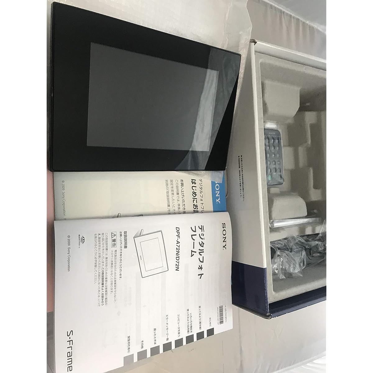 SONY Digital Photo Frame D72N Black DPF-D72N/B