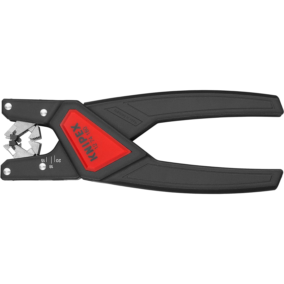 KNIPEX Automatic cable stripper Automatically strips cables from 4.4mm to 7.5mm 1274-180SB