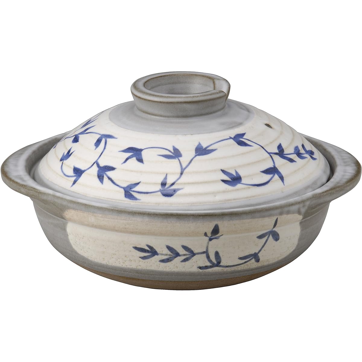 Banko Ware "Light Series" No. 10 Deep Pot Arabesque 24-10962