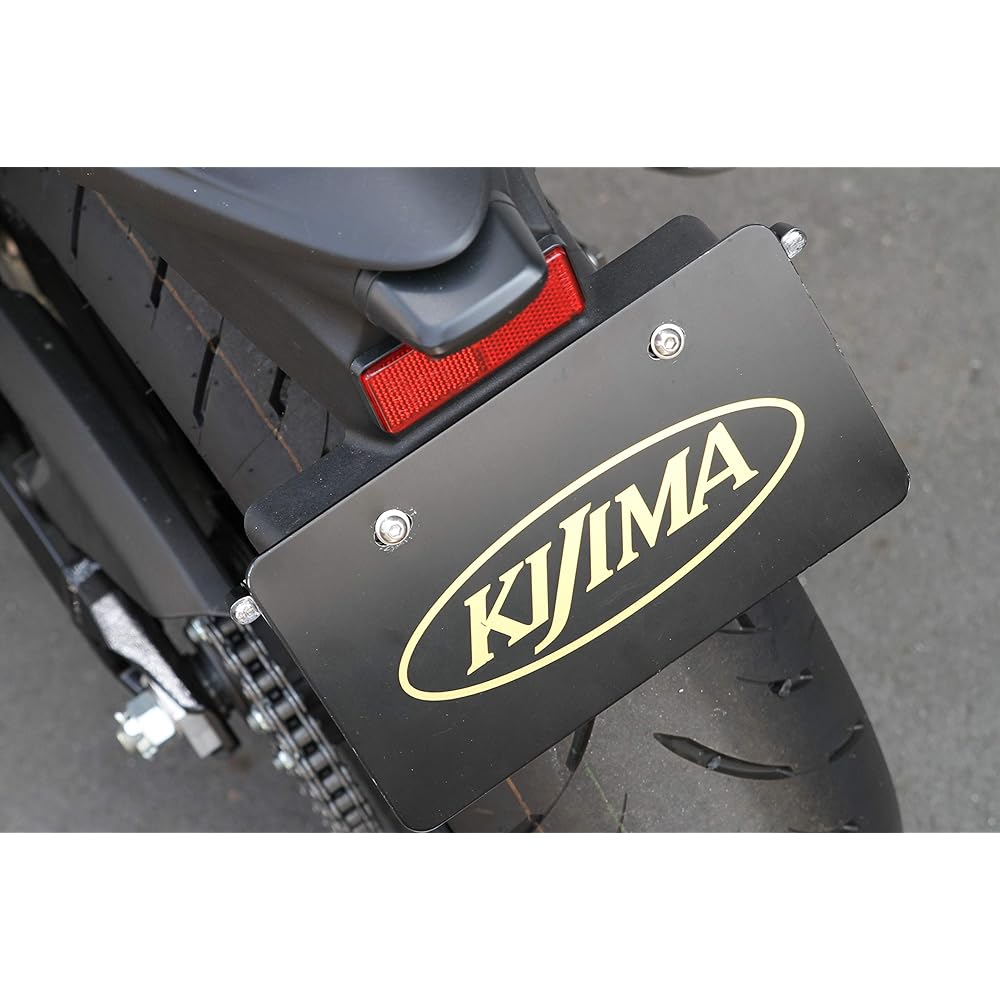 Kijima Motorcycle Turn Signal LED Turn Signal Lamp Nano & Number Side Mount Stay Set Universal 219-4017