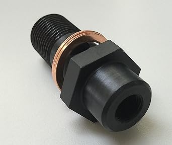 Oil temperature gauge adapter for RE Amemiya 13B 1/8-PT size single FC3S FD3S RX-8