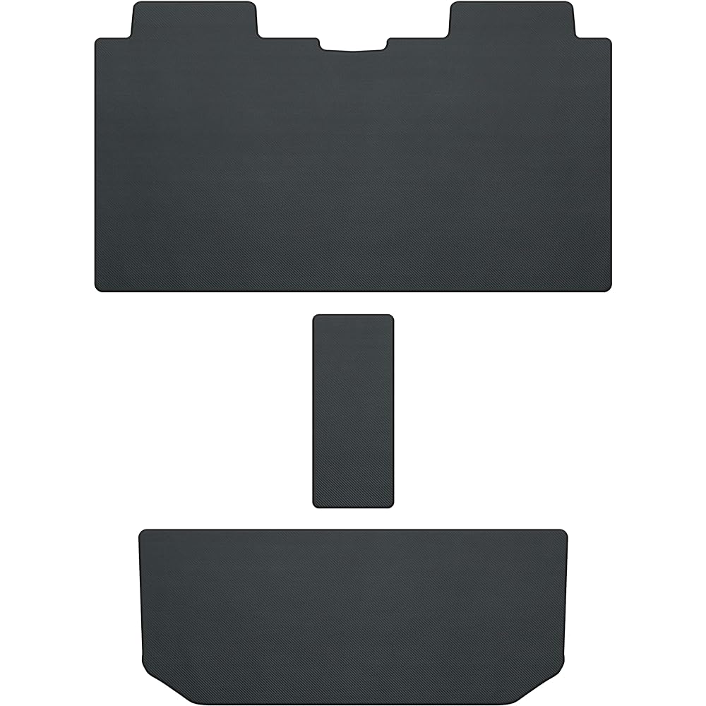 YMT 30 series Alphard gasoline car S (7-seater) carbon-like rubber 2NDM+3RD+2nd row aisle mat