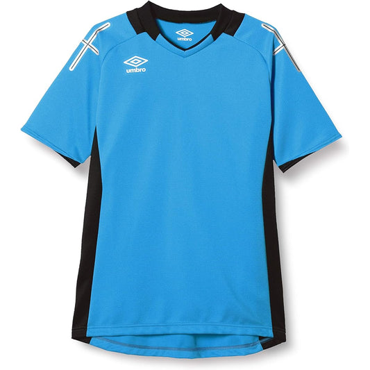 [Umbro] Short Sleeve Shirt for Goalkeepers, Soccer Futsal T-Shirt, High Strength Material, Sweat Absorbent, Quick Drying, Men's, Unisex