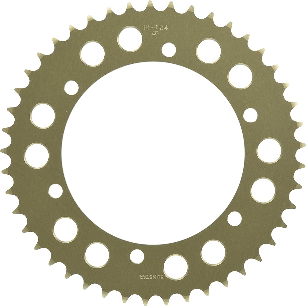 SUNSTAR Rear Sprocket Aluminum 520-45T ZEPHYR1100 520CON RK-124-45