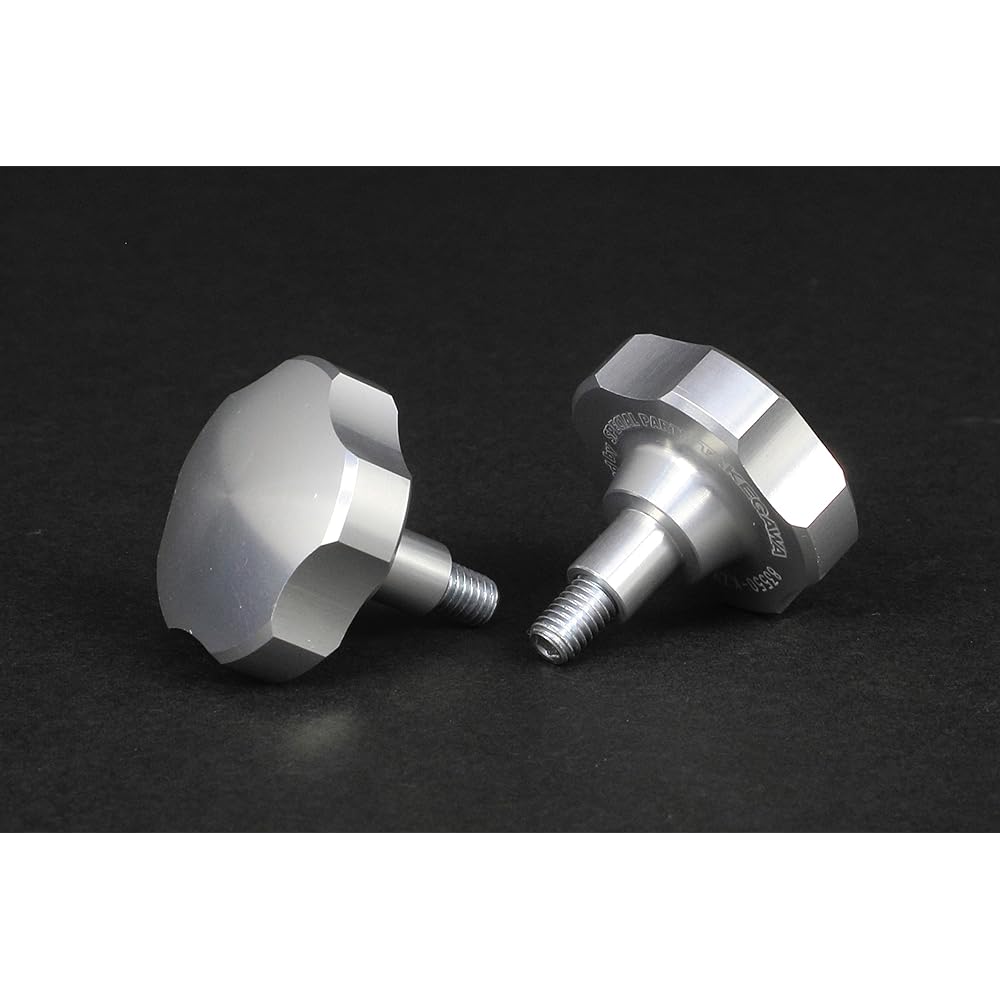 Special Parts Takegawa Side Cover Knob Type 2 Silver Super Cub 50/50 Pro/110/110 Pro 09-11-0178