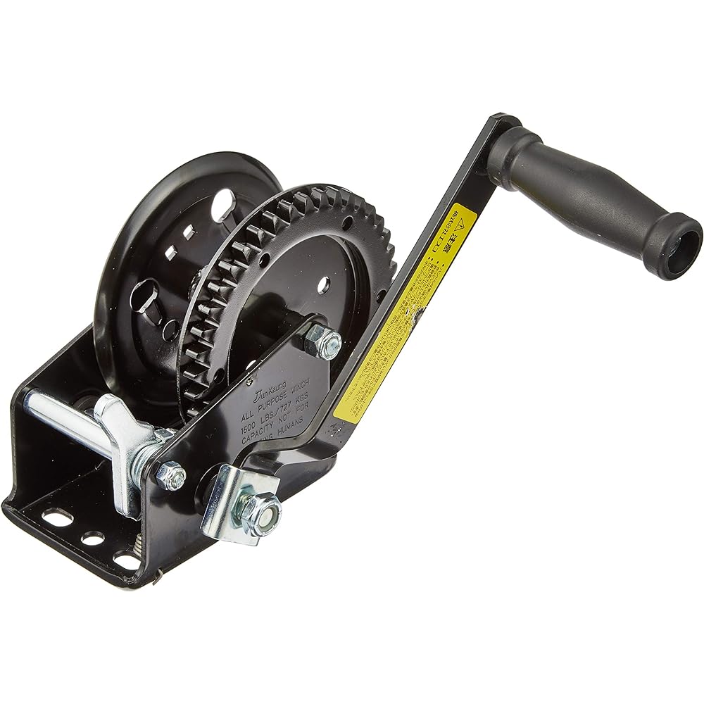 Esco 727kg hand winch EA989SA-13 black