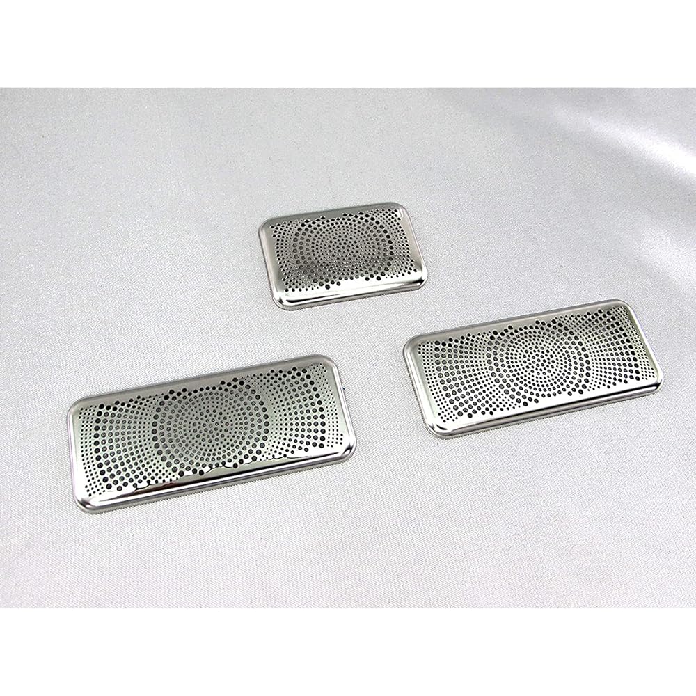 BRIGHTZ Crown Hybrid 20 21 224 Super Mirror Stainless Plated Ceiling Speaker Cover 3PC [SPEAKER-097] AZSH20 AZSH21 GWS224 AZSH GWSH GWS H20 H21 S224 20 21 224 220 Crown Hybrid Crown Hybrid Hybrid 46872