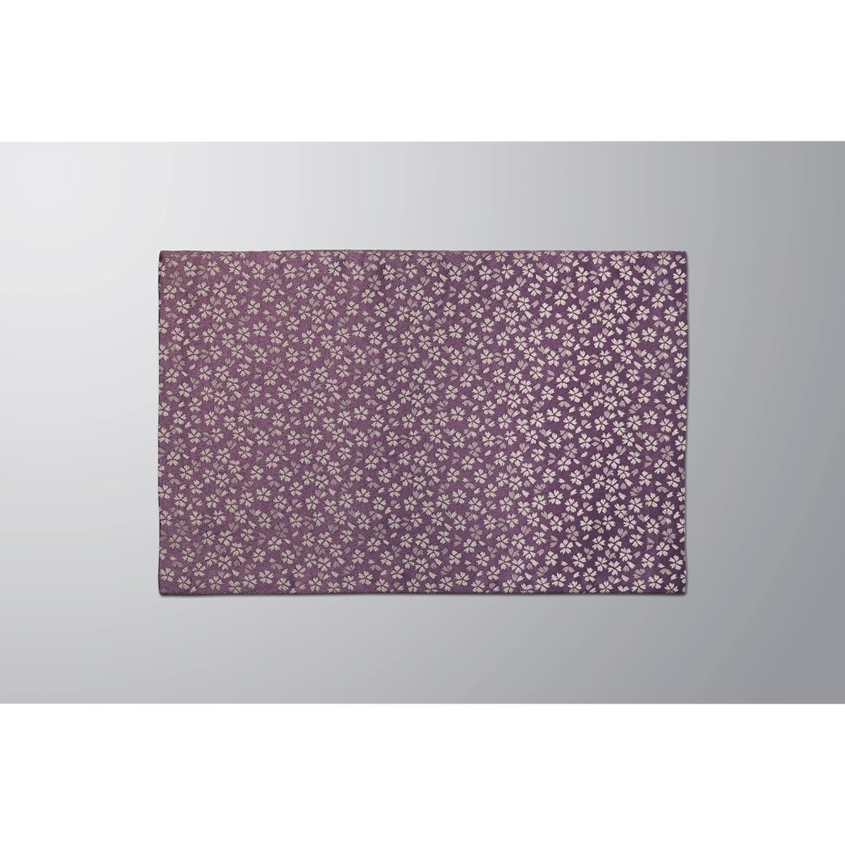 Sutra Desk Hanging, Weather Pattern, Sutra Desk Mat, Flame Retardant, Fire Retardant, Buddhist Altar Rug, Kyoto Buddhist Altar Isemura, Different Sizes Available in Different Colors (Light Purple, Size 25)