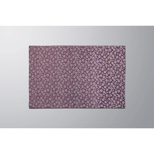 Sutra Desk Hanging, Weather Pattern, Sutra Desk Mat, Flame Retardant, Fire Retardant, Buddhist Altar Rug, Kyoto Buddhist Altar Isemura, Different Sizes Available in Different Colors (Light Purple, Size 25)