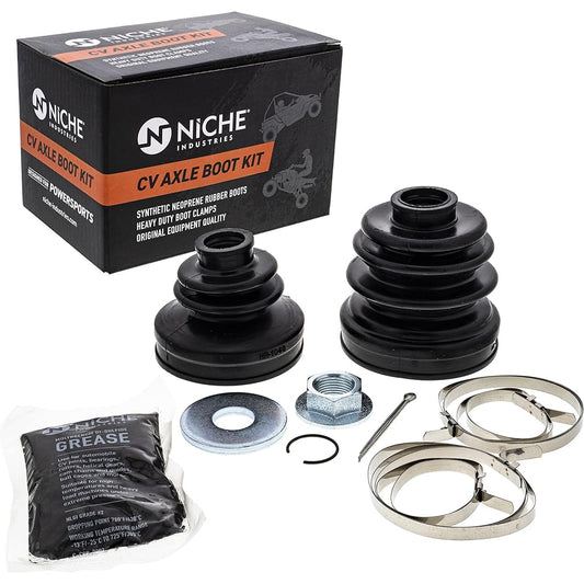 NICHE Rear CV Axle Boots Kit Kawasaki 49006-0085 49006-0084 TERYX 750 UTV