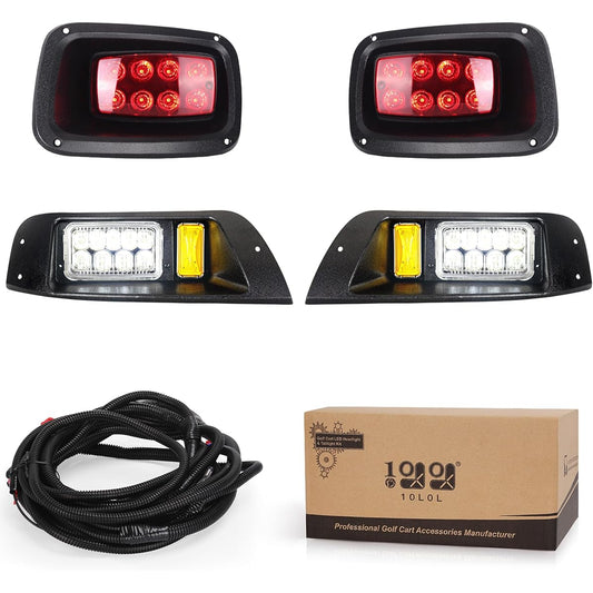 10L0L EZGO Light Set Golf Cart EZGO TXT 1996-2013 12V Headlight Tail Light (updated in 2022)