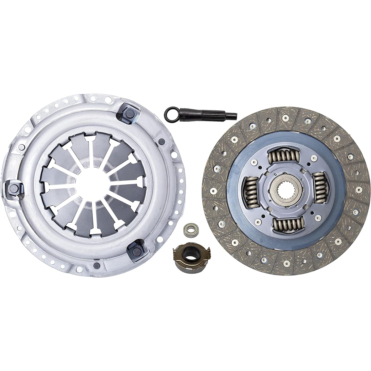 The clutch kit is compatible with Honda Sivic Delsol Acula El DX GX LX LX Riverb Value EX-R CX SI VX 1992-2005 1.5L L4 1.6L L4 1.6L L4 GAS SOHC natural intake (D15; D16; D17).