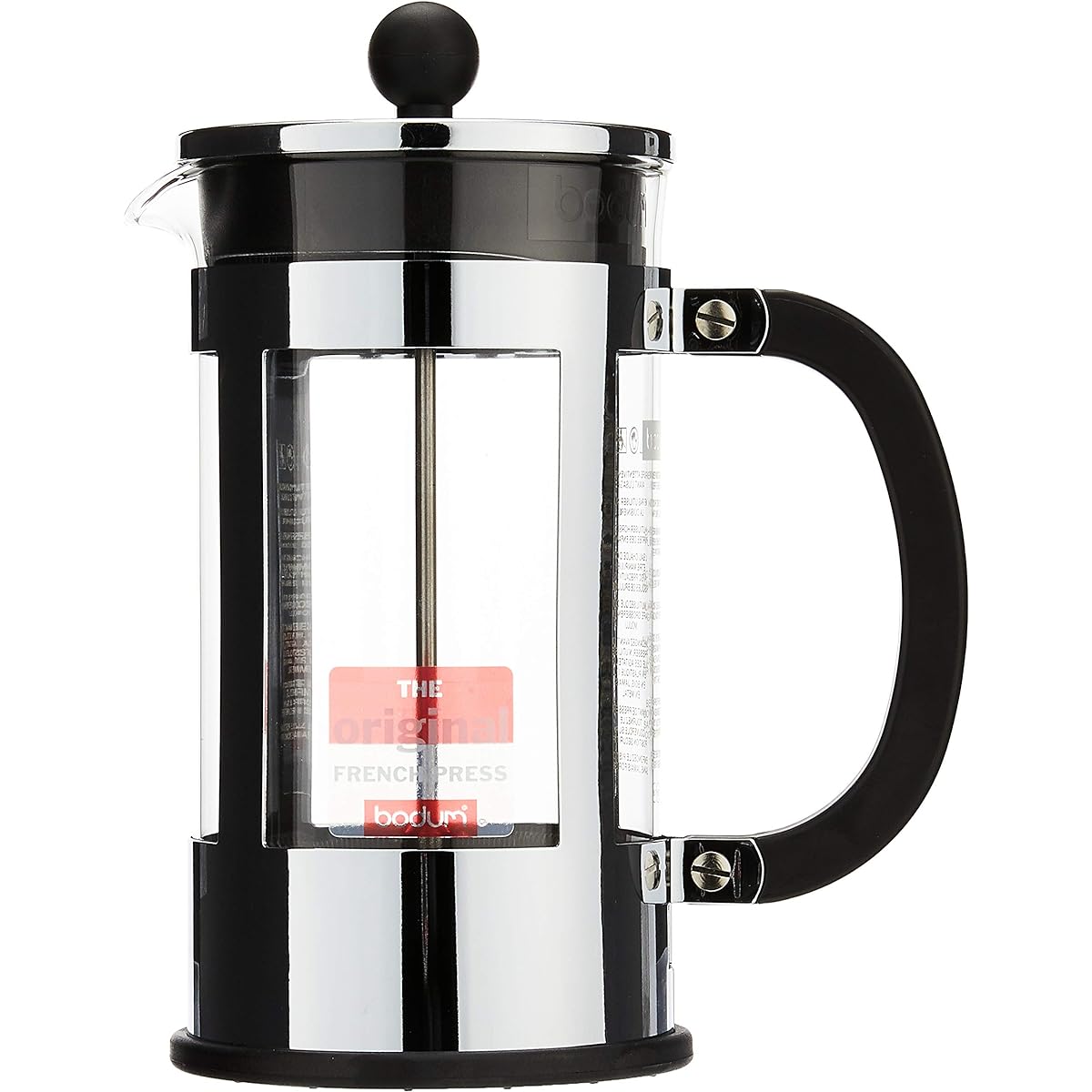 BODUM KENYA French Press Coffee Maker 1L Silver [Genuine Product] 11751-16