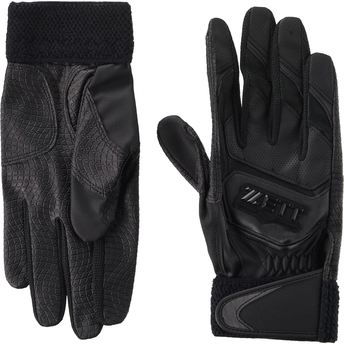 ZETT Baseball Batting Gloves, Impact Z, For Two Hands, Compatible with High School Baseball Rules, BG919HS, Hand Washable