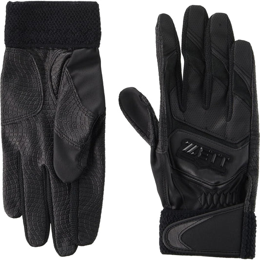 ZETT Baseball Batting Gloves, Impact Z, For Two Hands, Compatible with High School Baseball Rules, BG919HS, Hand Washable