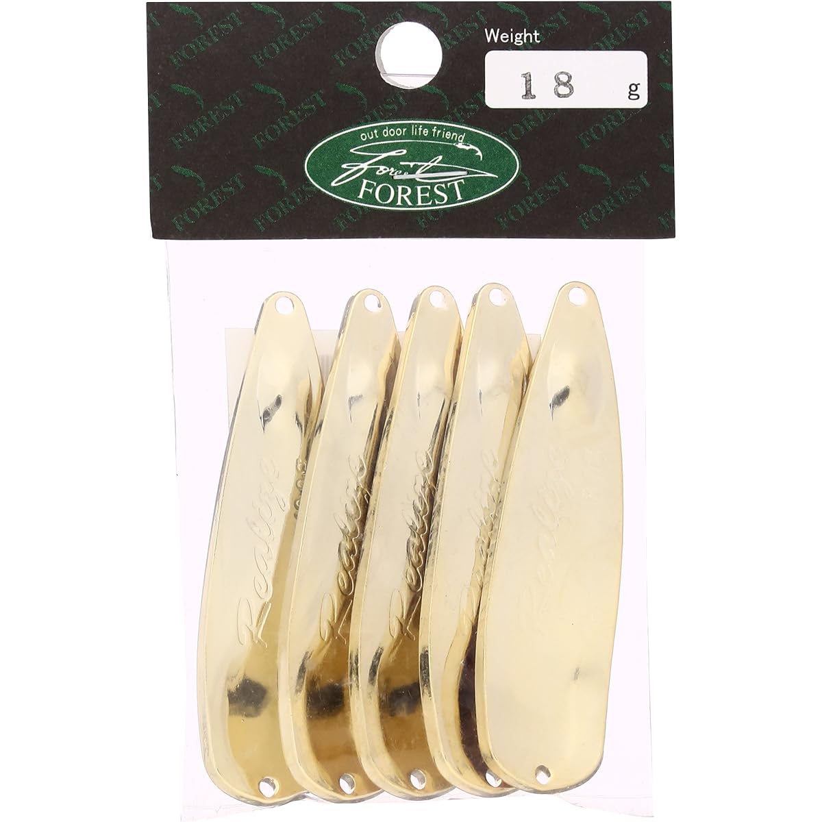 FOREST Lure Realize 18g Blade Gold Spoon