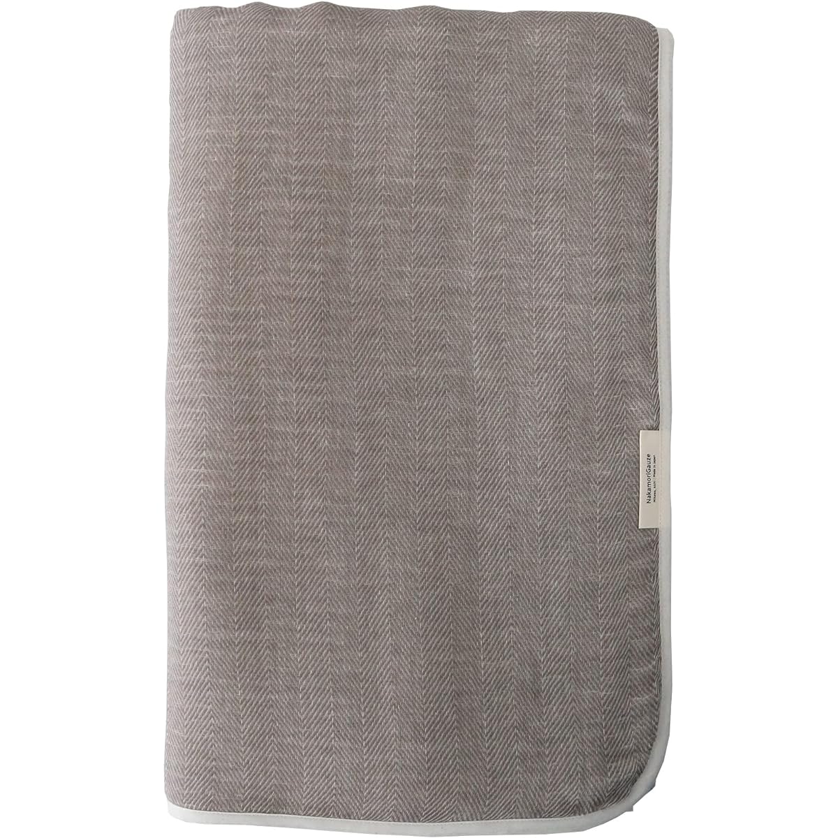 Nakamori Gauze 6-ply woven gauze blanket Herringbone 140 x 200 cm Made in Japan