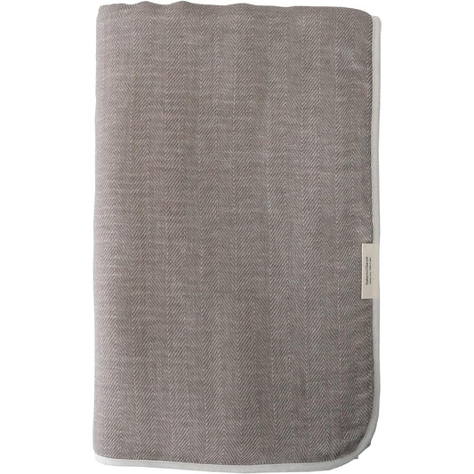 Nakamori Gauze 6-ply woven gauze blanket Herringbone 140 x 200 cm Made in Japan