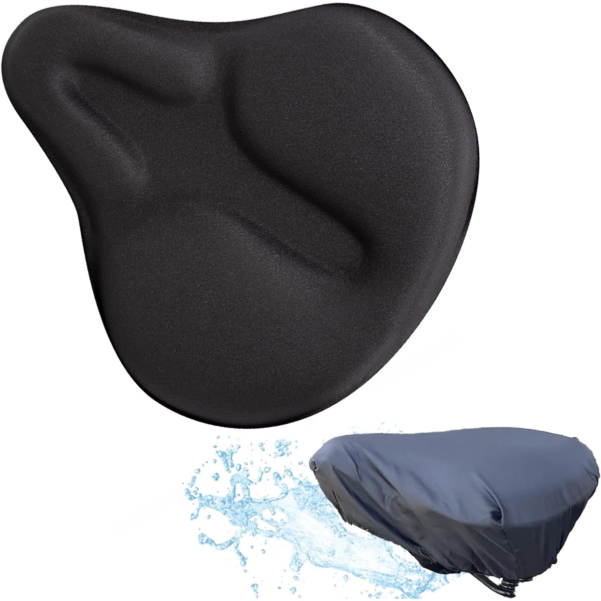 LEAKOKUA Saddle Cover Aero Bike Bicycle Saddle Cover [Supervised by a Personal Trainer] No Pain Waterproof Mamachari Cushion
