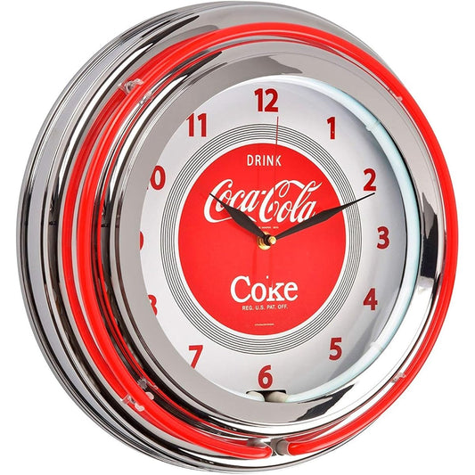 Le Studio Wall Clock White & Red Ø38 x 8 cm 36-1C-005